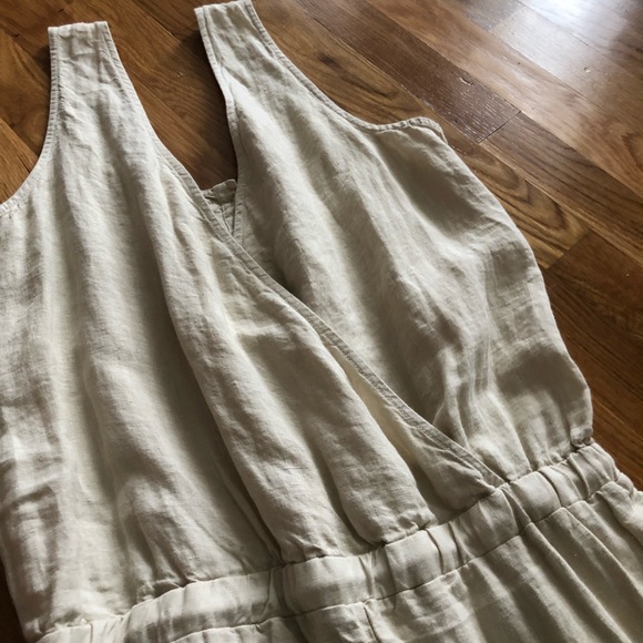 Cloth & Stone Linen Wide Leg Cropped Jumpsuit - Picture 7 of 10